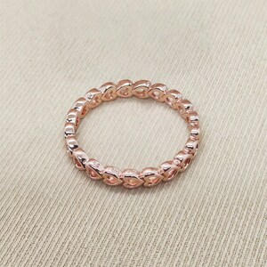 14K Vergoldete Ringe, S925 Silberringe, Roségoldring, Herz-zu-Herz Ring, Kreatives Design Ring, Geständnisring, Geschenk zum Valentinstag