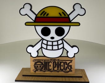 3Dプリントされたワンピースアニメタイトルロゴ - Etsy 日本