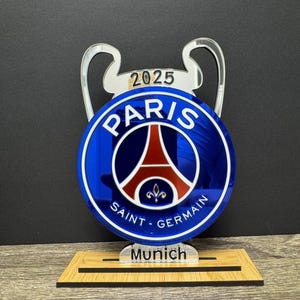 Champions League PSG Ligue des Champions 2025 - Munich | Décoration Supporters Paris Saint-Germain