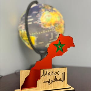 Décoration pour porte-drapeau MAROC