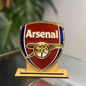 Tribune de l&#39;Arsenal FC | Présentoir de club de football personnalisable | Décoration de fan de football | Cadeau artilleur