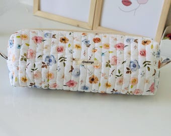 Floral Quilted Hair Tool Travel Bag - Dyson Airwrap/Airstrait