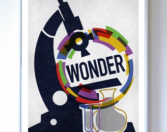 24 x 32 - Wonder Science Poster Art Print - Wall Art - Stellar Science Series™ -  Science Poster Print