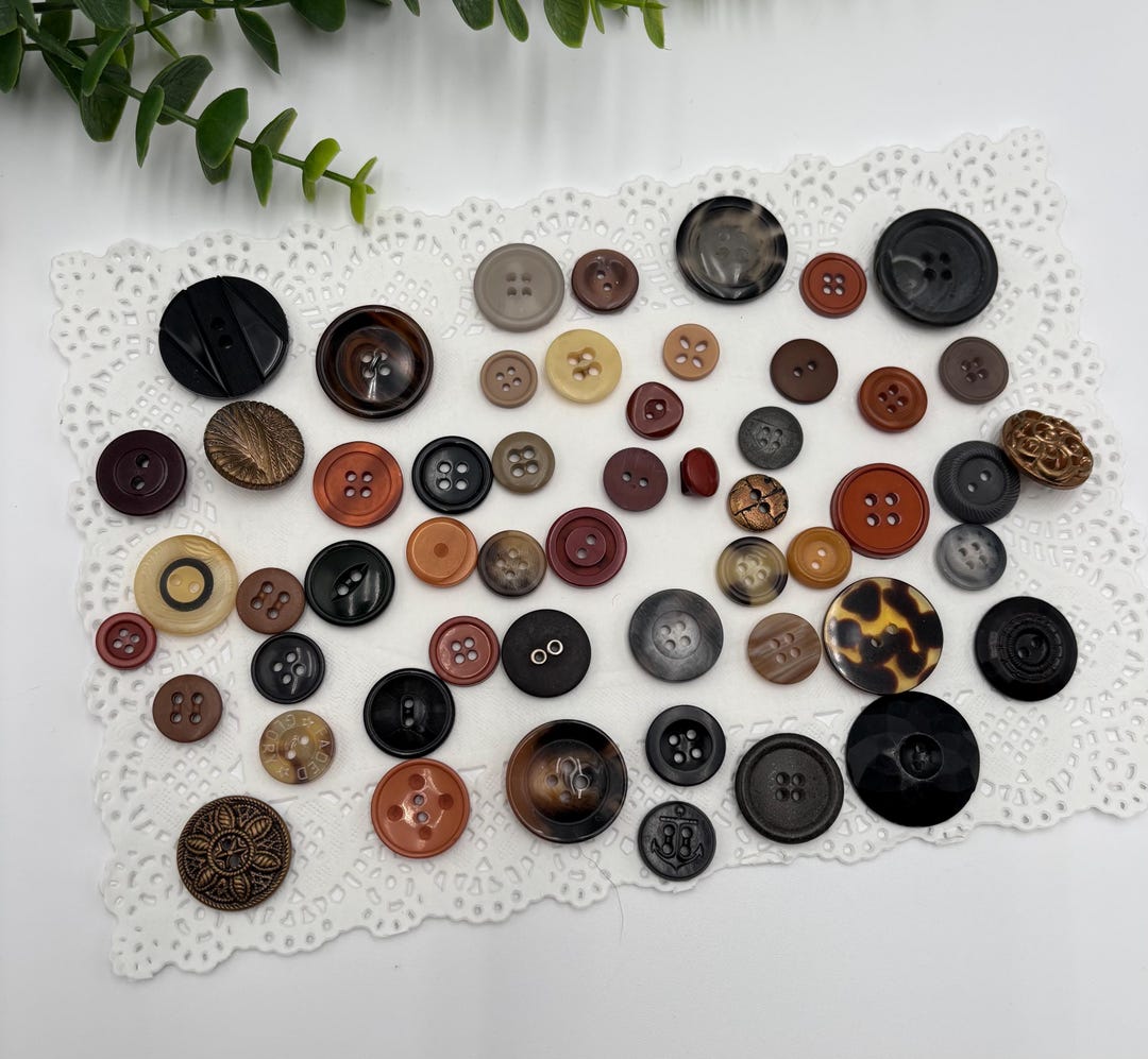 Buttons, Buttons, Junk Journal Ephemera, Art Journal, Journal Supplies ...