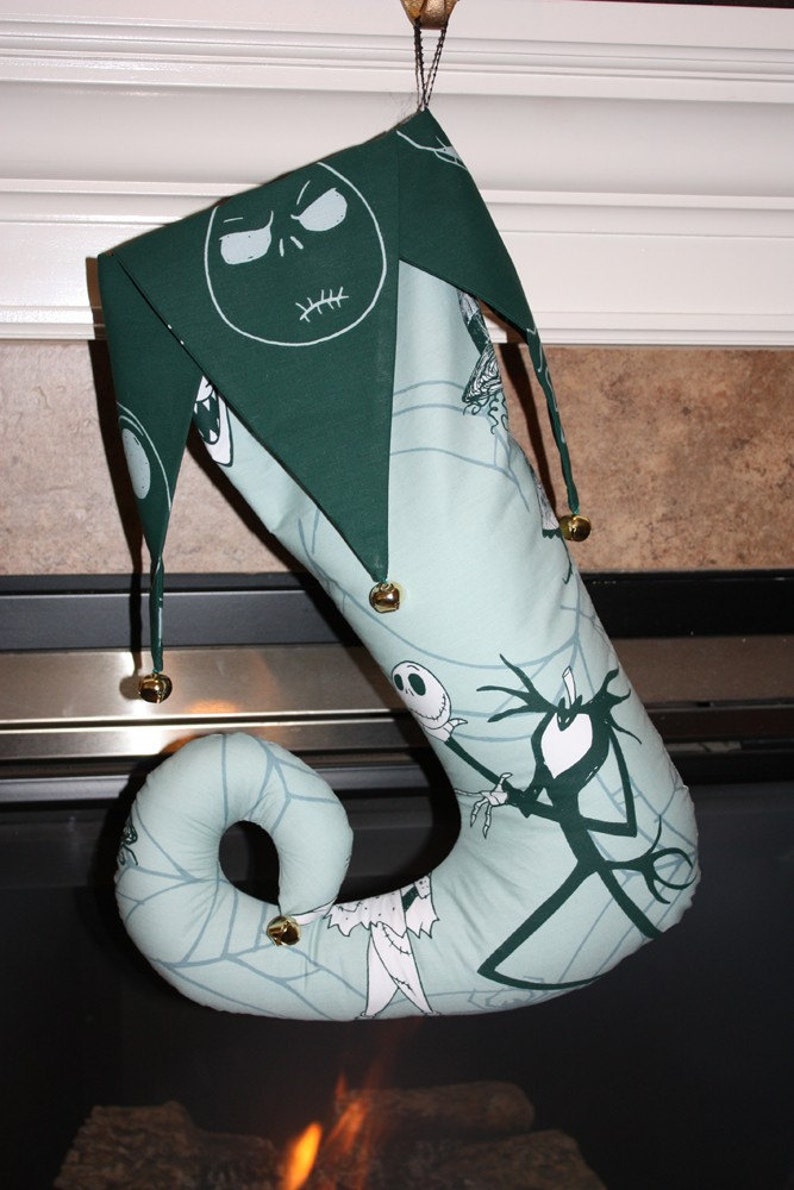 Nightmare Before Xmas Jack Skellington Stocking 7  Etsy