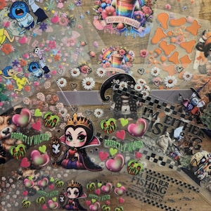 Mini-Aufkleber für Becher: Lippenpflege-Set UVDTF Wrap