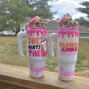 Dunkin Donut Tumbler - Etsy