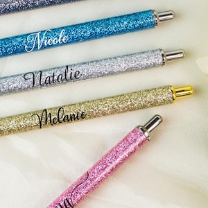 Personalised Gift Pens for Women, Bridesmaid Pen, Teacher Gifts, Fancy Custom Pen, Presents for Her, Christmas Gift, Wedding Gift for Sister