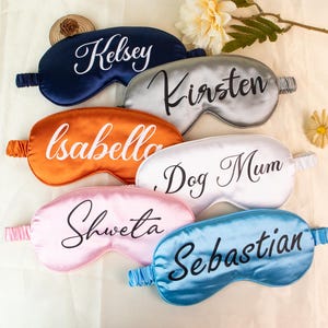 Sleepover Party Eye Masks, Sleep Mask, Slumber Party Favours, Bachelor Party Gift, Bridesmaid Proposal Gifts, Birthday Gift for Her