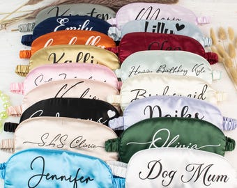 Eye Masks, Sleep Masks,  Personalized Sleeping Masks, Custom Gift for Bridesmaid, Bachelor Party Gifts, Wedding Gift, Gift for Her