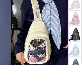 Ita Bag, Personalized Ita Bag,Badge Display Bag, Doll Badge Dual-Purpose Bag, Gift For Her,Small Window Bag,Mini Ita Shoulder Bag,Window Bag