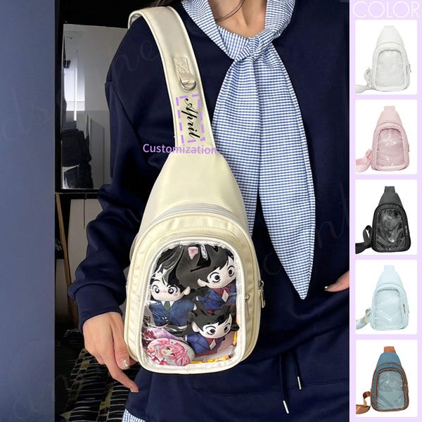 Ita Bag, Personalized Ita Bag,Badge Display Bag, Doll Badge Dual-Purpose Bag, Gift For Her,Small Window Bag,Mini Ita Shoulder Bag,Window Bag