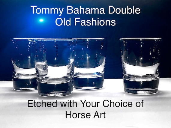 Horse Whiskey Glasses 4 Tommy Bahama 