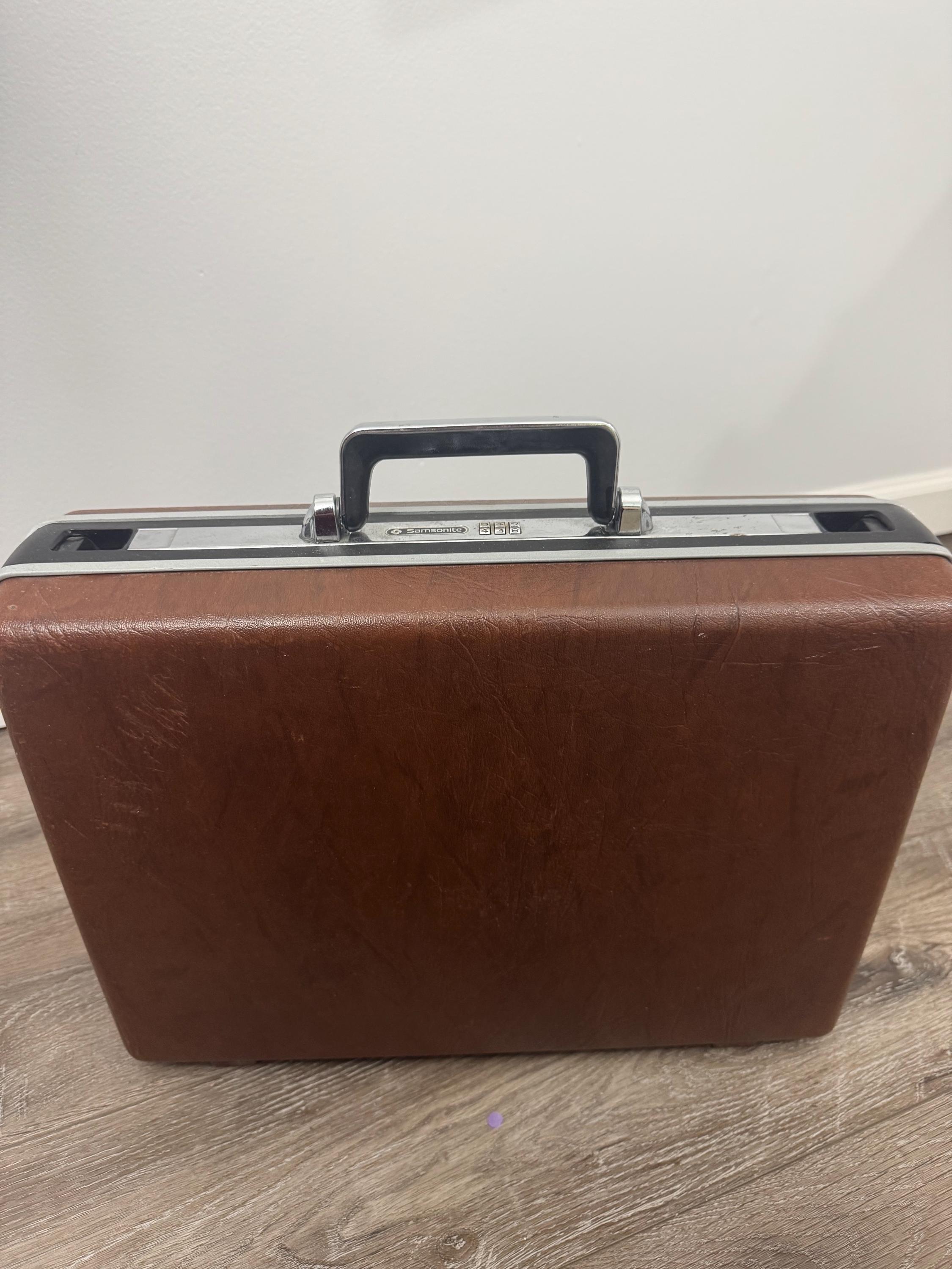 Samsonite キャメル レザー スーツケース アメリカ ヴィンテージ家具