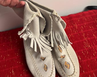 Damen Mokassin Boots Größe 7,5