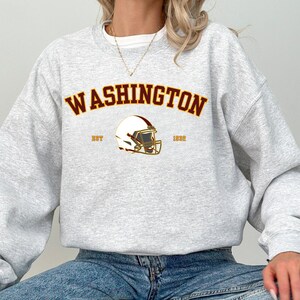 Washington Football Sweatshirt, Washington Football Vintage Sweatshirt, Washington Hoodie, Washington Sweatshirt, Gift For Her, Gift For Him