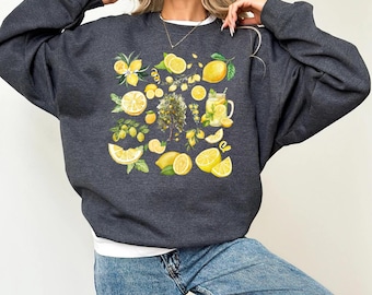 Lemon Sweatshirt, Limoncello Sweatshirt, Italy T-Shirt, Vacation T-Shirt, Preppy Shirt, Lemons Shirt, Cocktail Hoodie, Amalfi Coast shirt