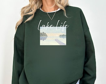 Lake Life Sweatshirt, Lake House Hoodie, Lake Vibes Shirt, On The Lake Shirt, Lakeside Camping Shirt, Lake Adventure Shirt, Camper Apparel