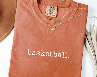 Basketball Comfort Colors Shirt,Basketball Coach Shirt,Basketball Team Shirt,Basketball Fan Tee,Unisex Jersey Short Sleeve Tee,Plus Size Tee