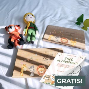 Baby Geschenk personalisiert, Frühstücksbrett personalisiert, Schneidebrett, Geburtsgeschenk, Kinderbett, Brettchen personalisiert