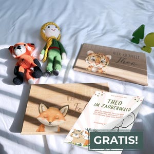 Babygeschenk Geburt, Frühstücksbrett Kinder, Brettchen personalisiert, Kids Gift, Geschenk Geburt, Taufe, Holzbrett personalisiert