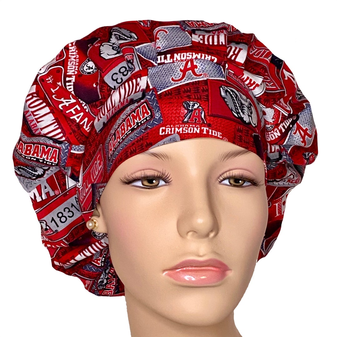 Scrub Caps University of Alabama License Plate Fabricscrubheadsscrub