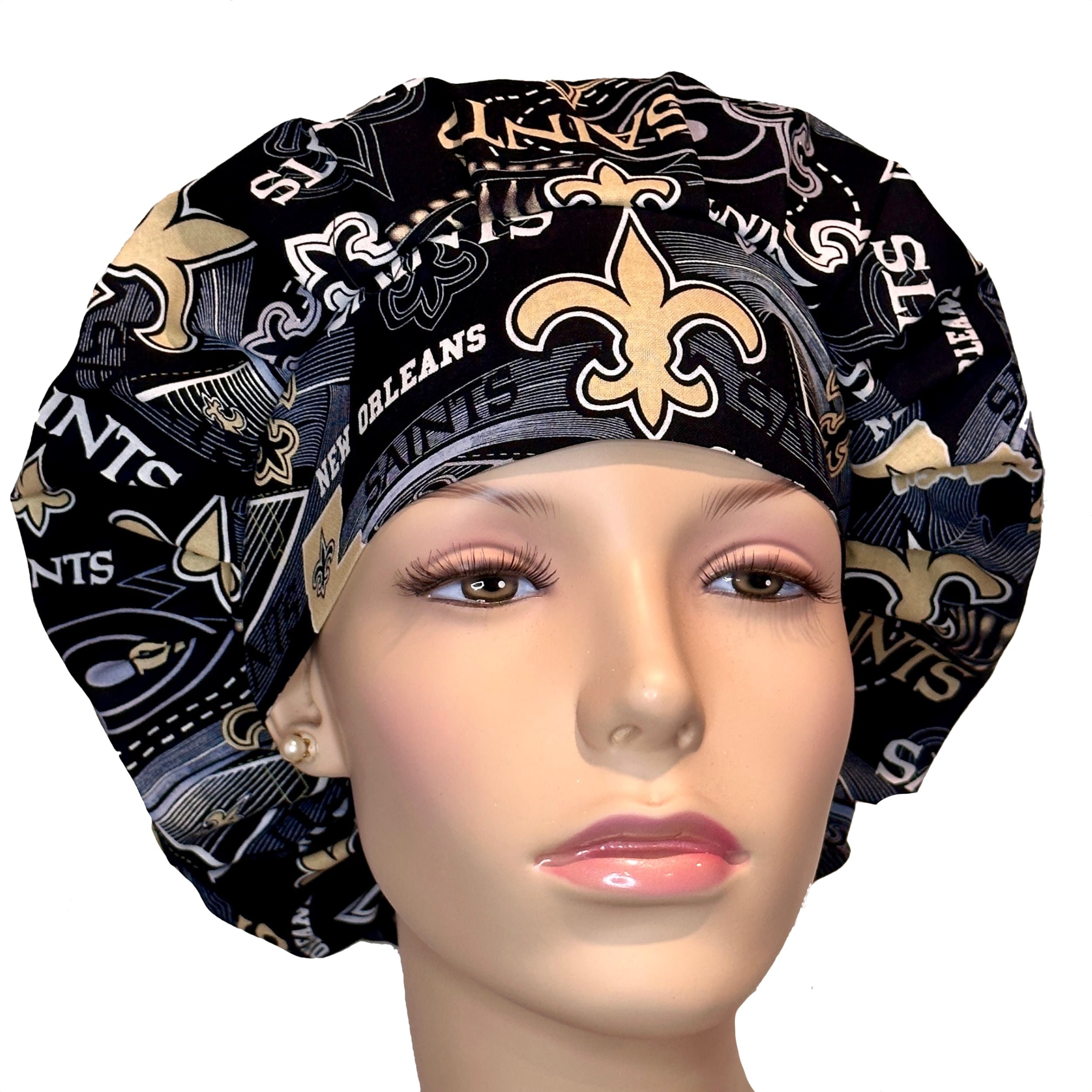 new orleans saints scrub cap