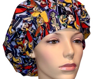 Scrub Caps Halloween Hocus Pocus Witches-Halloween Scrub Hats-Scrub Cap-Bouffant Scrub Cap-ScrubHeads-Scrub Hats-Sanderson Sisters Scrub Cap