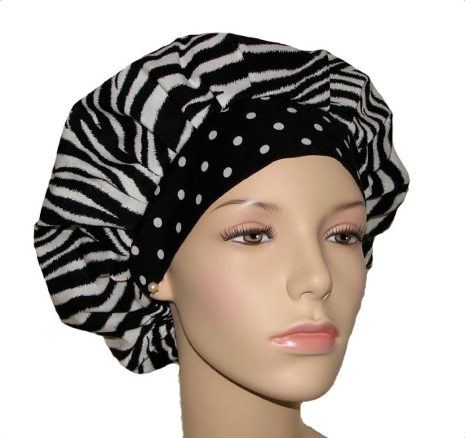 Scrub HatsWild Side Zebra And Polka DotsScrub Hats For Etsy