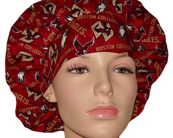 Scrub Caps Boston College Fabric-ScrubHeads-Boston Eagles Scrub Cap-Boston Eagles Scrub Hat-Scrub Cap-Boston Scrub Hat-Boston College Eagles