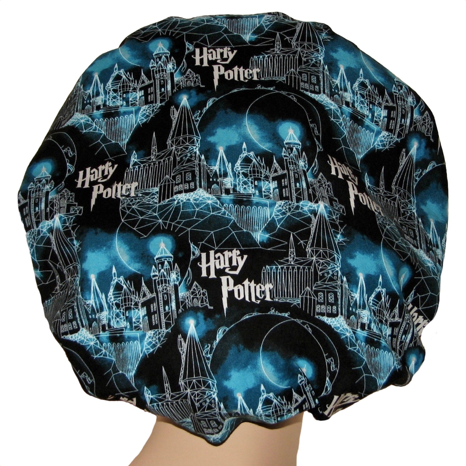 Scrub Caps Harry Potter Hogwarts Moon Cotton Fabricscrub Etsy
