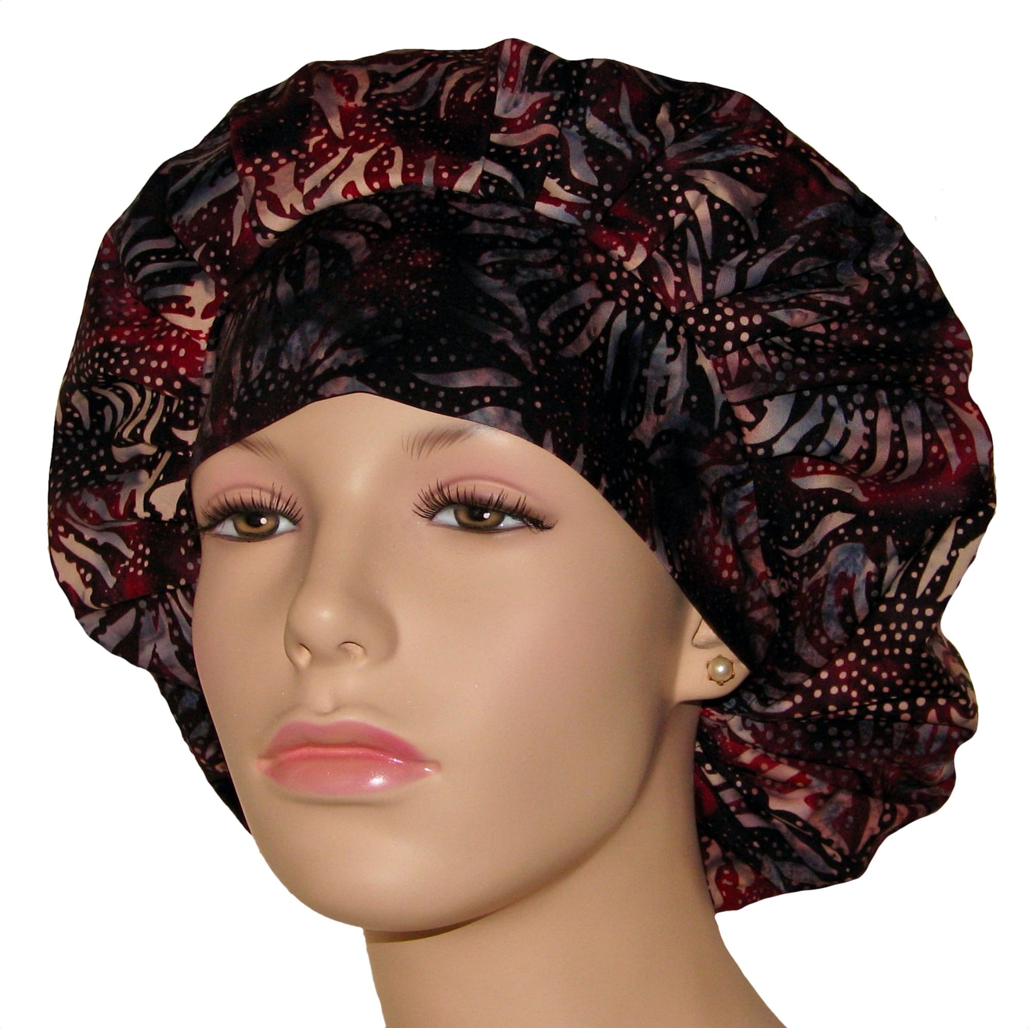 Batik Sunflowers Americana Patriotic Scrub Hat-ScrubHeads-Scrub Cap