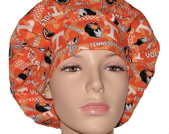 Scrub Caps University Of Tennessee Vols Fabric-ScrubHeads-Anesthesia Scrub Hat-Fabric Scrub Hat-Scrub Caps-Vols Smokey-College Scrub Hats