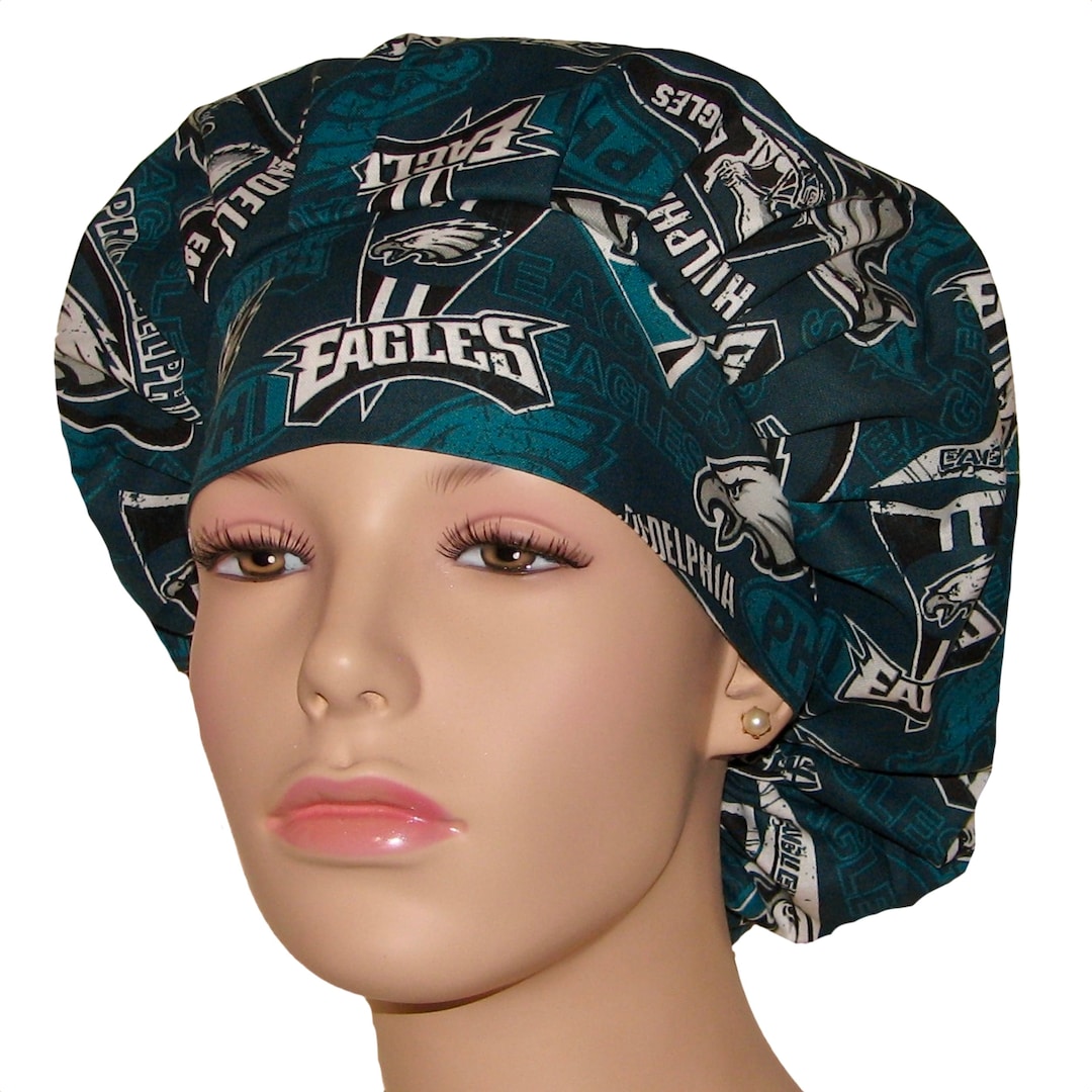 Scrub Caps Philadelphia Eagles Tone on Tonescrubheadsscrub Etsy