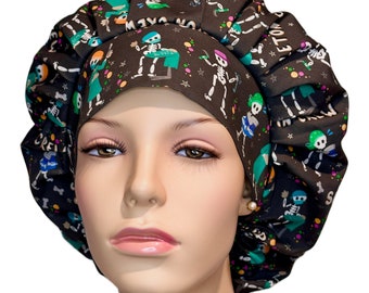 Scrub Caps Halloween Skeleton Crew Surgery-ScrubHeads-Scrub Cap-Surgery Scrub Hat-Halloween Scrub Hat-Skeleton Scrub Hat-Scrub Hats-Medical