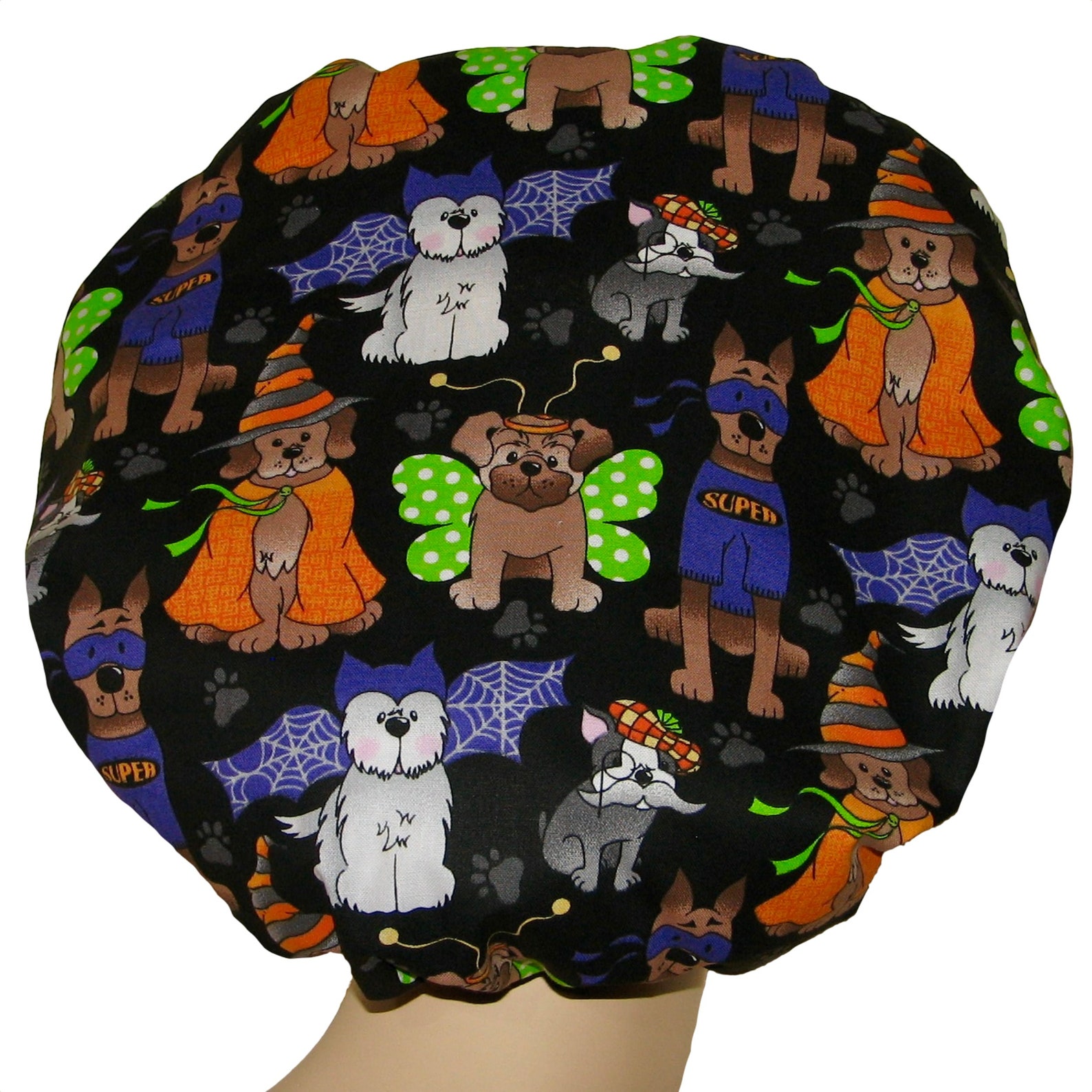 Scrub Hats Halloween Dogs In CostumeScrub Etsy