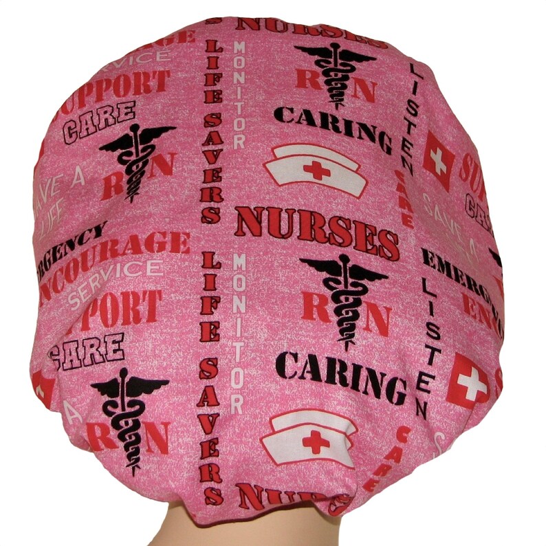 Scrub Hats RN/Nurse Save A LifeScrubHeadsScrub CapBouffant Etsy