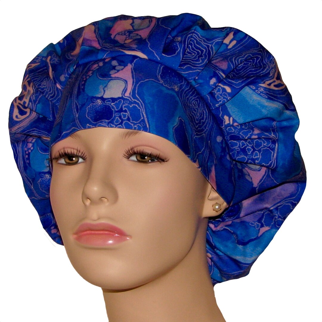 Scrub Caps Amethyst and Blue Crystal Etsy