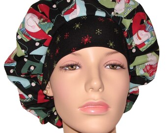Scrub Caps Christmas Sweaters-Scrub Cap-ScrubHeads-Bouffant Scrub Hat-Women's Scrub Hats-Surgical Caps-Etsy Scrub Hat-Anesthesia Scrub Hat