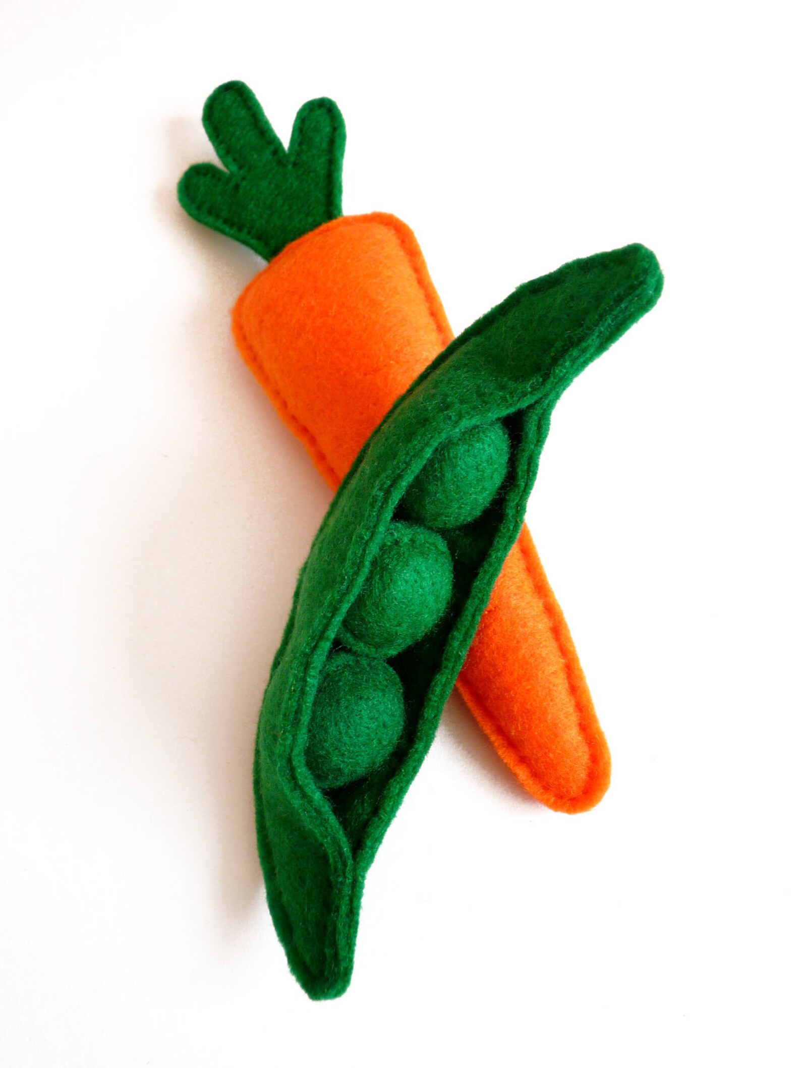 Felt Vegetable Play Set / Toy Play Food Set 5 Etsy