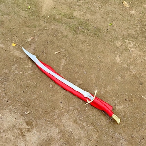Hand-Forged Heron Mark Sword - Fantasy Steel Blade Inspired by Wheel of Time, Custom Replica with Scabbard | Collectible Viking Style Sword