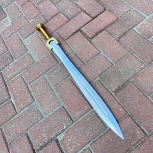 Benutzerdefinierte Percy Jackson Riptide-inspirierte Fantasy-Schwert - griechische Krieger-Edition, griechische Mythologie inspiriert besonders angefertigt, bestes Geschenk für den Vater.