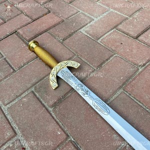 Clash of the Titans Sword Replica | Handmade Perseus Sword | High Carbon Steel Greek Blade | LARP Cosplay Collection Gift