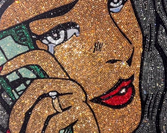 Summertime Shootout Bling Canvas