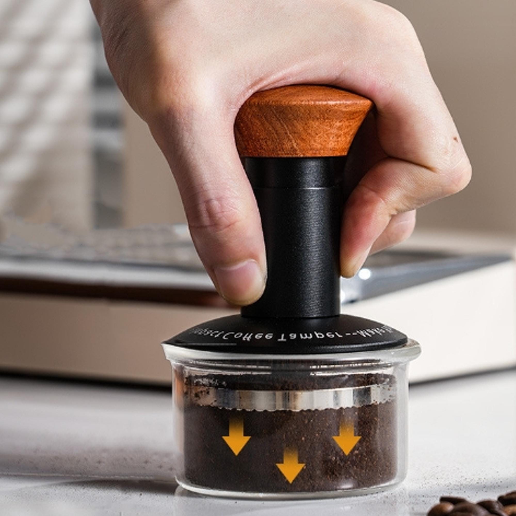 Personalised Handmade Espresso Coffee Adjustable Tamper,thread ...