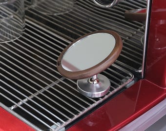 パーソナライズされたエスプレッソ用マグネット式ショットミラー – コーヒー抽出ミラー、エスプレッソマシン用バリスタツール