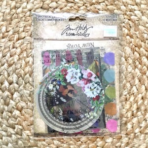 Tim Holtz Transparent Layers - Mixed Media Ephemera (12 Piece Set) #TH94326