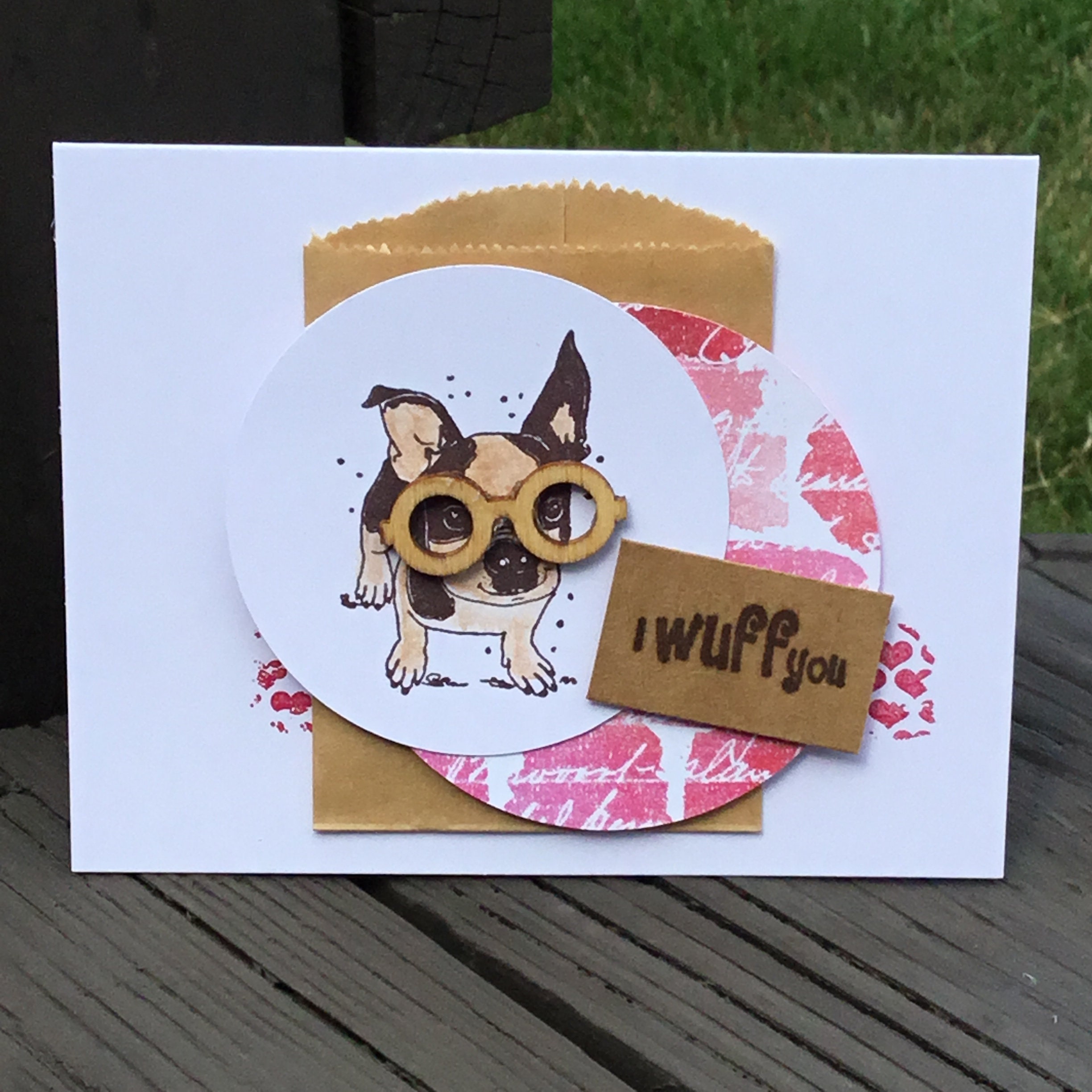Cute Dog Card Cards from the Dog REDUCED PRICE I Love You Etsy