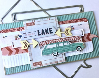 Canoeing Card, Let’s Go Camping Card, Lake Cards, Canoe Card, Happiness is Days At the Lake, Go Jump in the Lake Card, Camping at the Lake