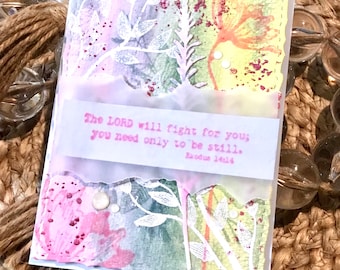 Exodus 14:14 The Lord will fight for you; you need only to be still card, Exodus 14 14 Bible Verse Card, Christian Card, Be Still Card